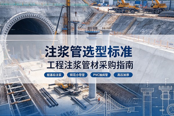 蔚县注浆管选型标准
